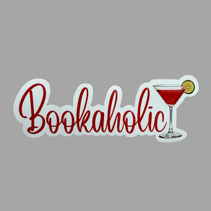 Bookaholic | Kiiltävä vinyyli | FI/EN