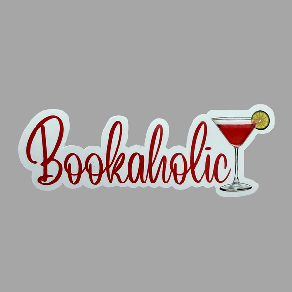 Bookaholic | Kiiltävä vinyyli | FI/EN