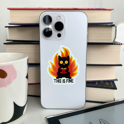 This is fine | Kiiltävä vinyyli