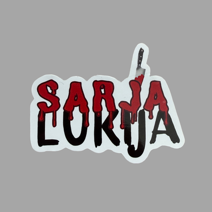 Sarjalukija | Kiiltävä vinyyli | FI/EN