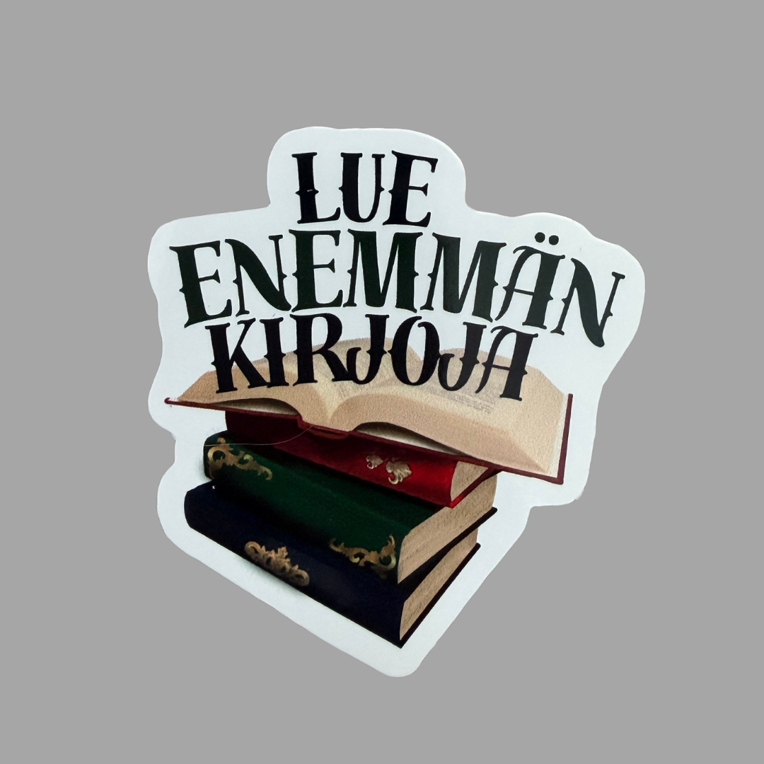 Lue enemmän kirjoja | Kiiltävä vinyyli | FI/EN