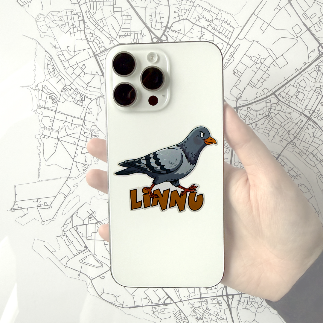 Linnu | Kiiltävä vinyyli
