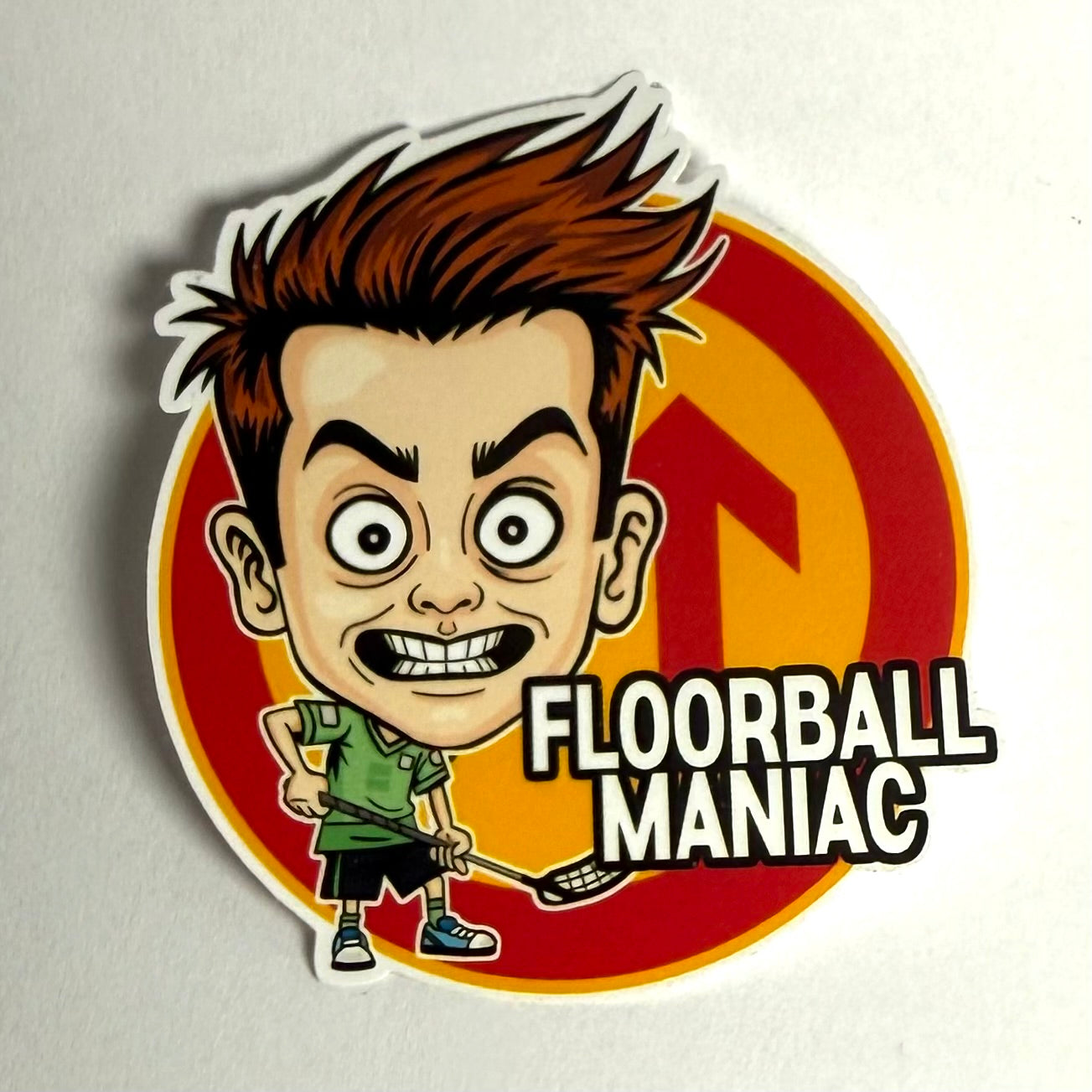 Floorball maniac | Kiiltävä vinyyli