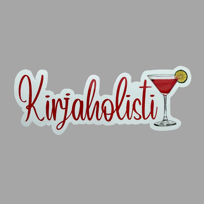 Bookaholic | Kiiltävä vinyyli | FI/EN