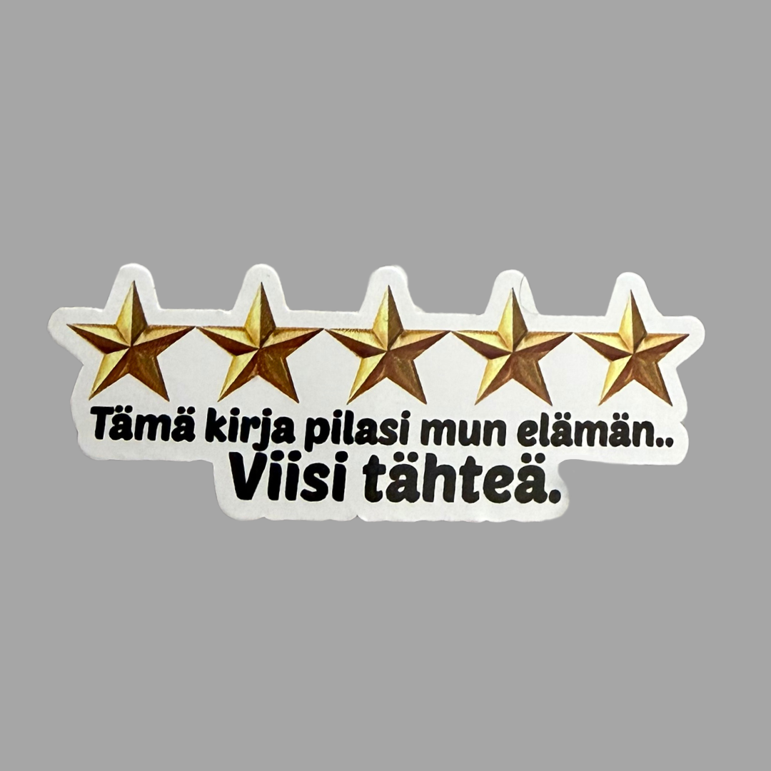 Kirja pilasi elämäni | Kiiltävä vinyyli | FI/EN