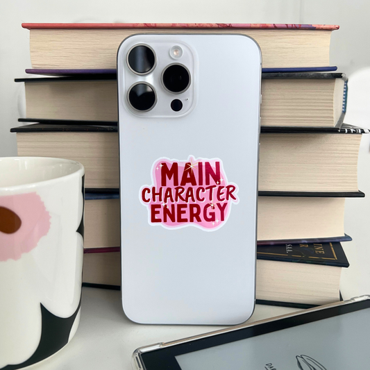 Main Character Energy | Kiiltävä vinyyli