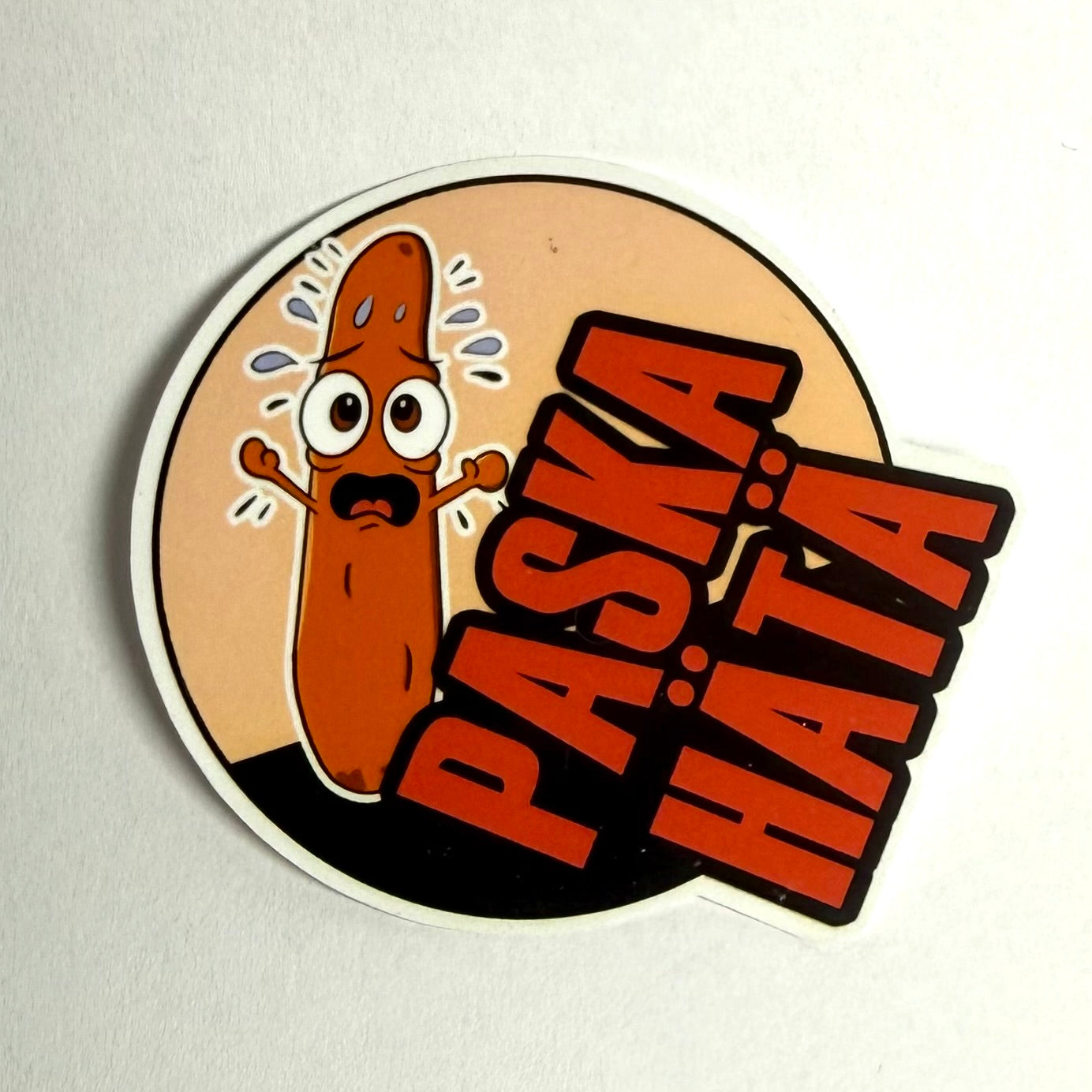 Paska hätä tarra