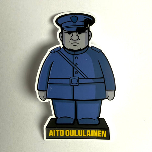 Aito oululainen tarra