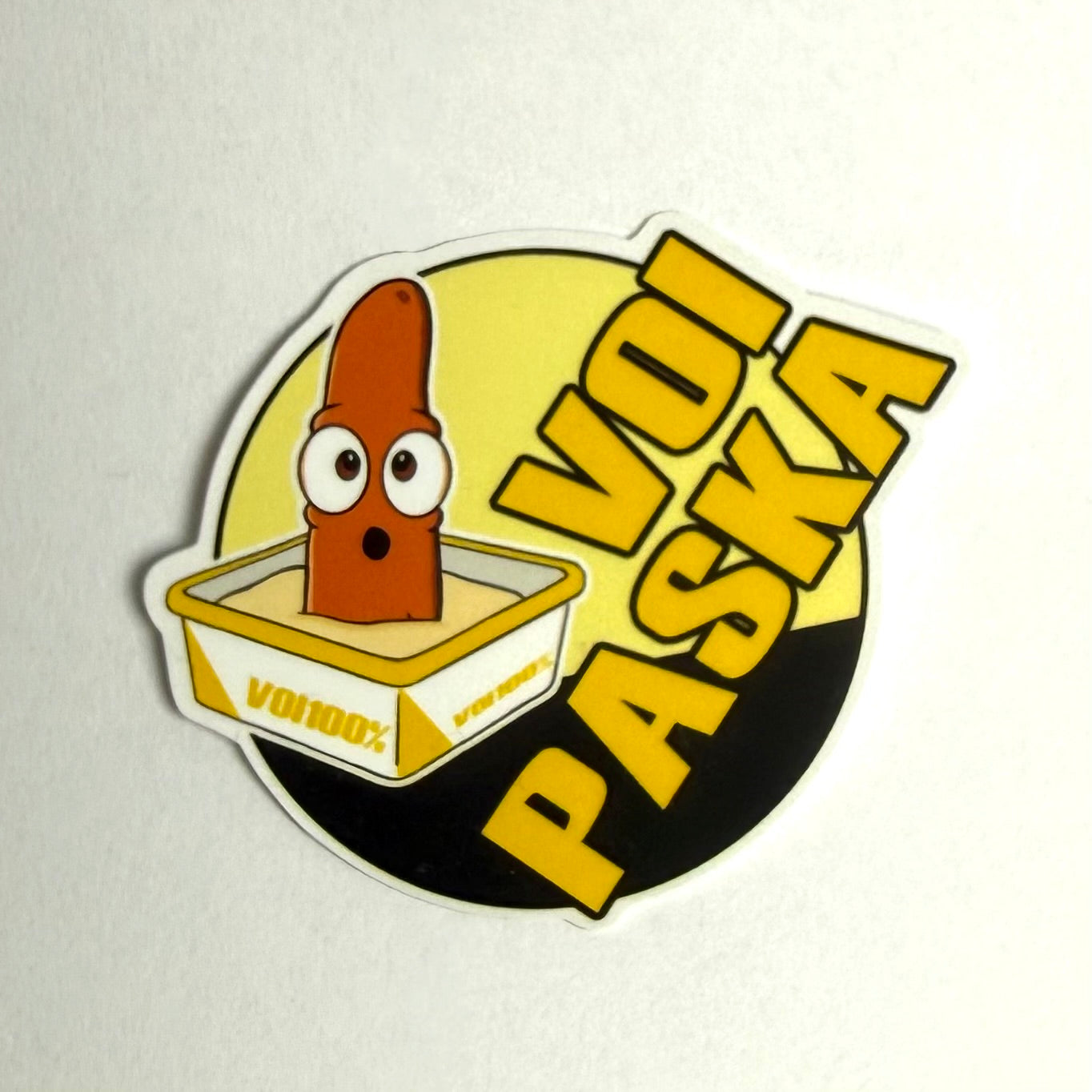Voi paska | Kiiltävä vinyyli