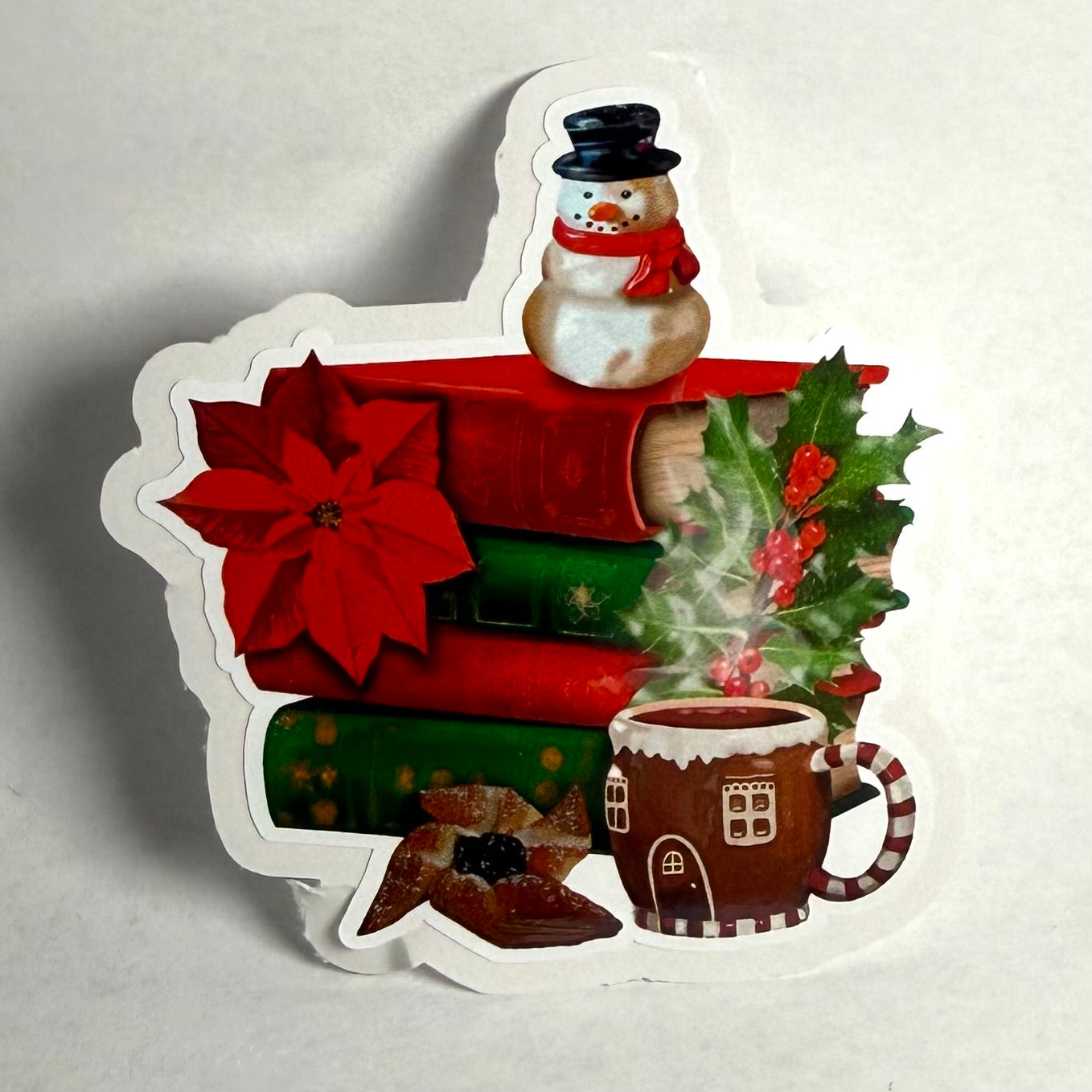 Jouluinen kirjapino (5 tai 10kpl) | Kiiltävä vinyyli