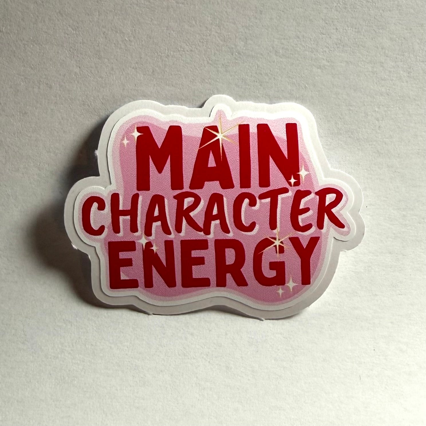 Main Character Energy | Kiiltävä vinyyli