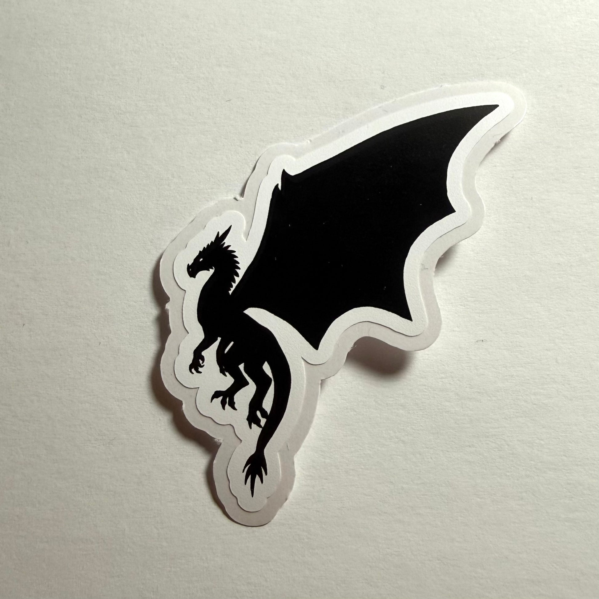 Musta lohikäärme | Kiiltävä vinyyli