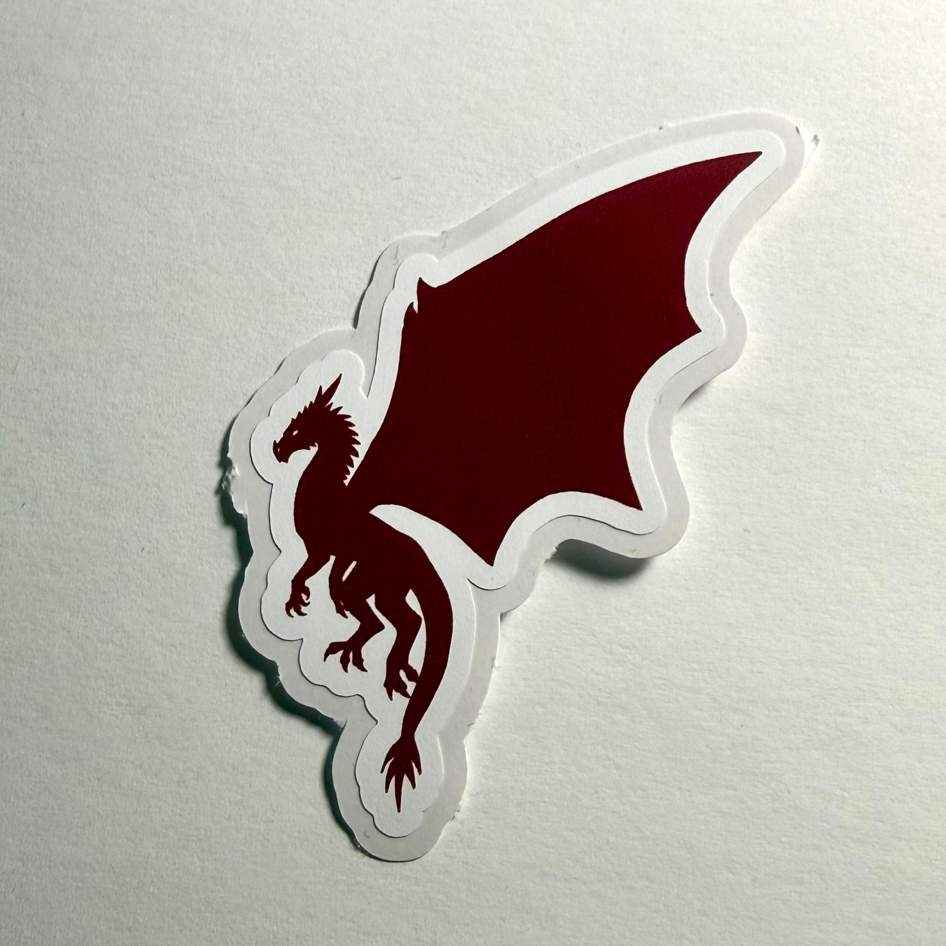 Lohikäärme punainen | Kiiltävä vinyyli