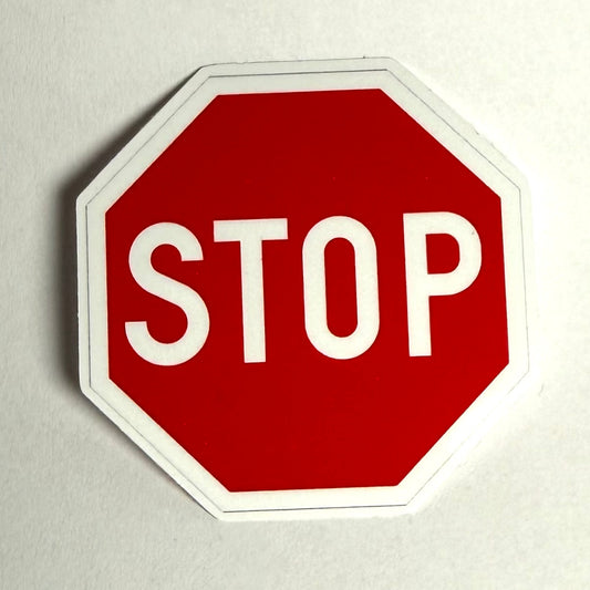 Stop merkki | Kiiltävä vinyyli