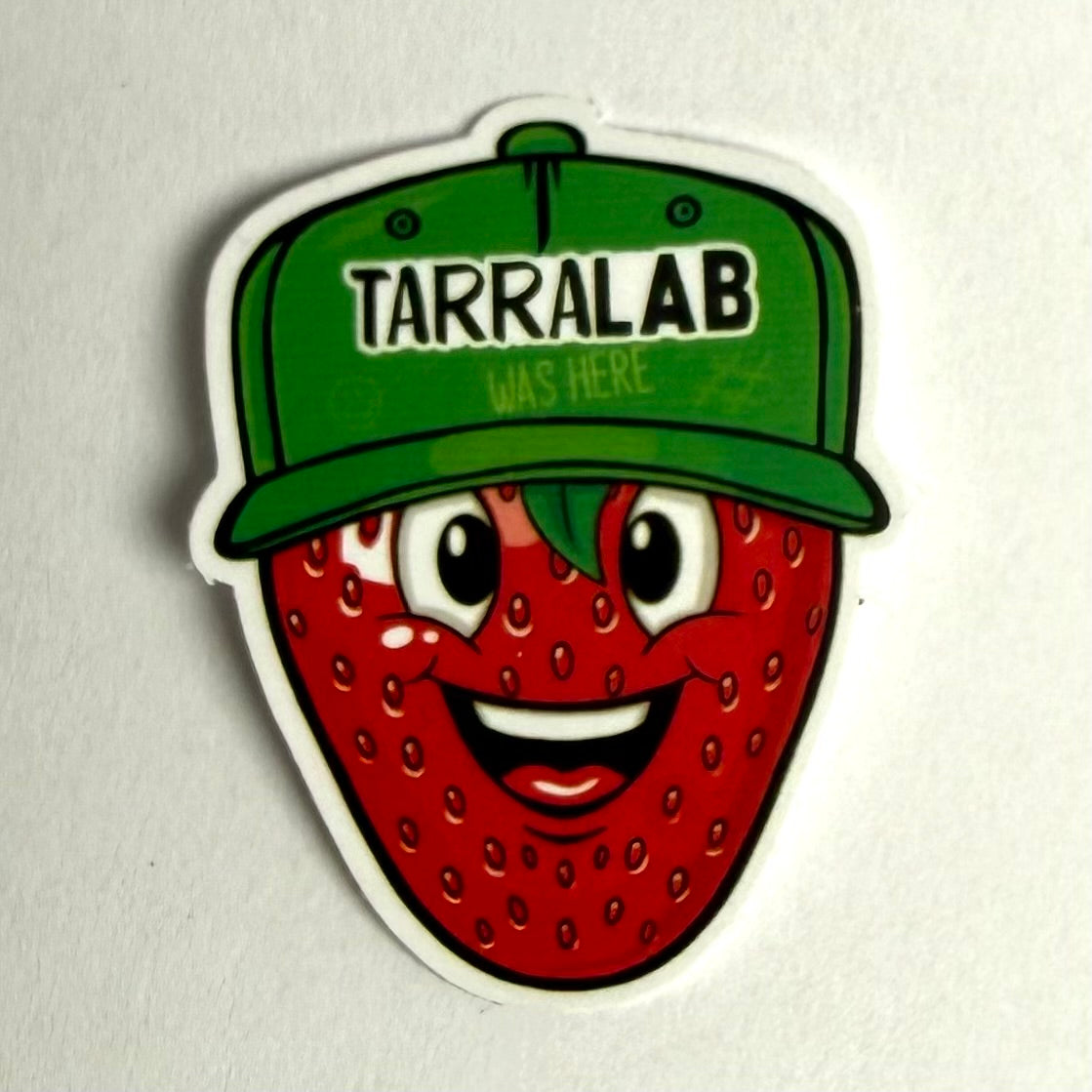 Tarralab mansikka | Kiiltävä vinyyli